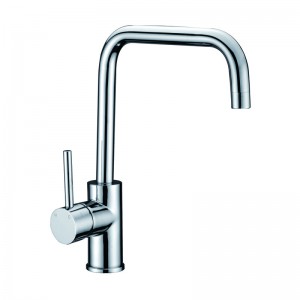 Otus Chrome Pin Handle Square neck Lead Free Sink Mixer